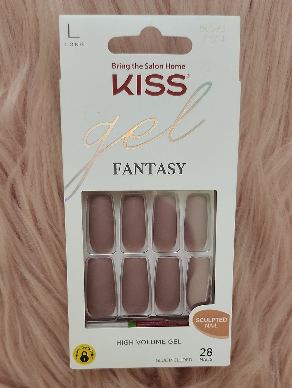 Brand New KISS GEL FANTASY HIGH VOLUME GEL False Nails-L